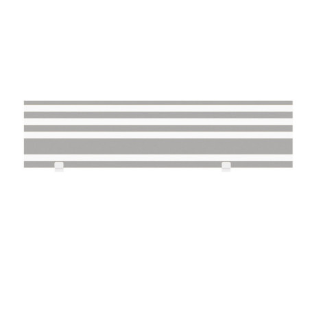 Striped Acrylic Desk Screen