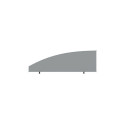 Delta 2 Curve Desk Screen