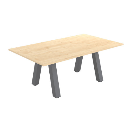 G5 Impact Boardroom Table - Cost-Effective, Goalpost Leg Design