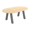 G5 Impact Shaped Boardroom Table - Cost-Effective, D-Shaped Design