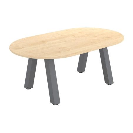 G5 Impact Shaped Boardroom Table - Cost-Effective, D-Shaped Design
