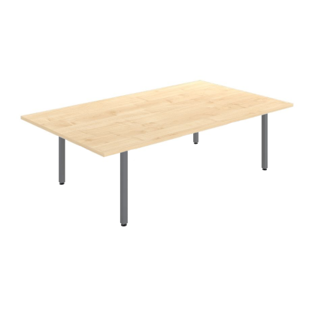 G5 Retro Boardroom Table - 25mm Top, Straight/Rectangular Design