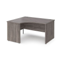 Systems Panel Crescent Desk