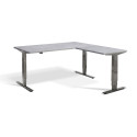 LD3 Cast Sit Stand L-Shape Desk