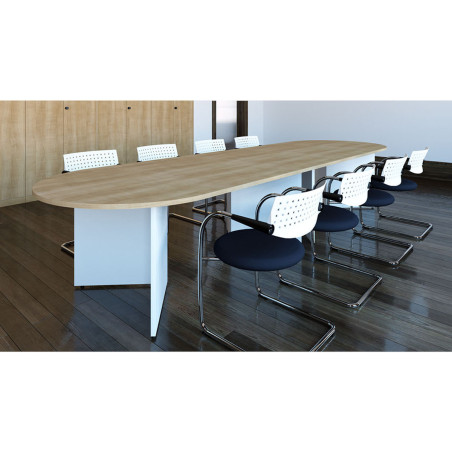 G5 Quiver D-End Boardroom Table - Cost-Effective Design