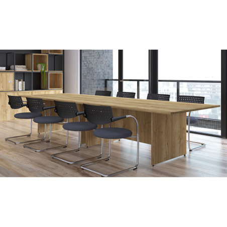 G5 Panel-End Rectangular Boardroom Table - Budget Friendly