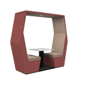 J.B Salerno Booth - Upholstered Walls for Comfort & Privacy