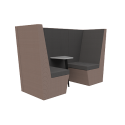 J.B Syracuse Den - Comfort & Privacy with Upholstered Walls