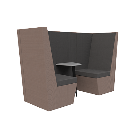 J.B Syracuse Den - Comfort & Privacy with Upholstered Walls
