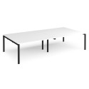 D9 Ensign Barrel Boardroom Table - Oak Legs, MFC Finish