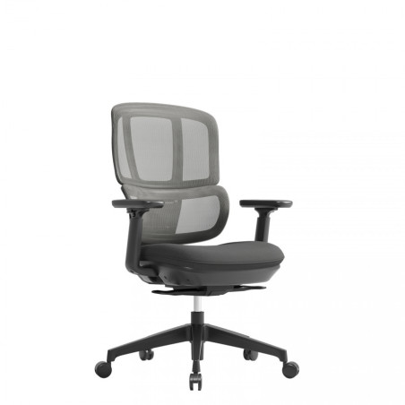 Level Black Mesh Chair - Stylish Comfort with Tilt Control