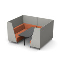 Bute 6S Acoustic Pod – 6 Seater with Meeting Table & Camira Blazer Fabric