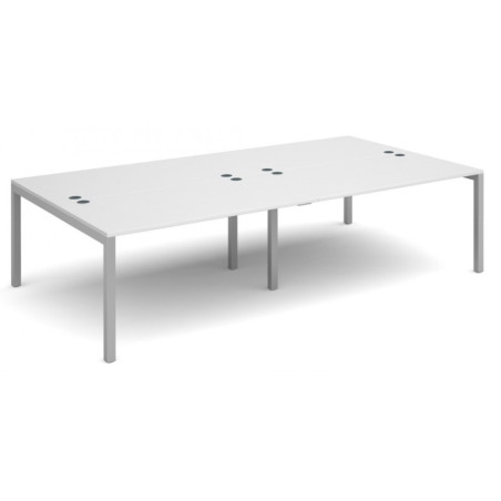 Systems Bench Double Duo – Back-to-Back Shared Frame Desk Setup