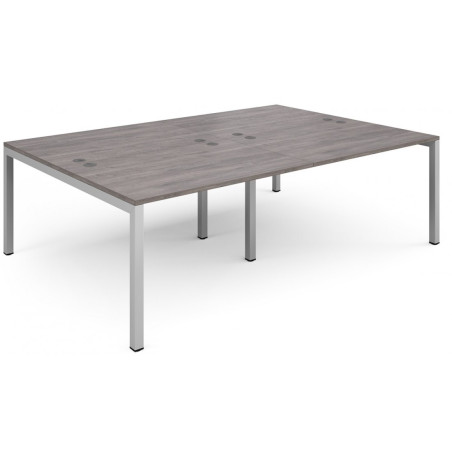 Systems Bench Double Duo – Back-to-Back Shared Frame Desk Setup