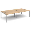 Systems Bench Double Duo – Back-to-Back Shared Frame Desk Setup
