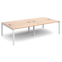 Systems Bench Double Duo – Back-to-Back Shared Frame Desk Setup