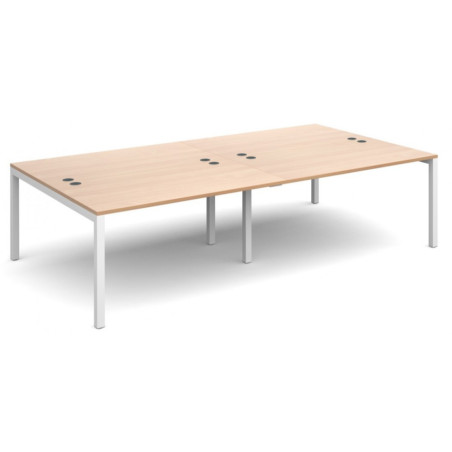 Systems Bench Double Duo – Back-to-Back Shared Frame Desk Setup