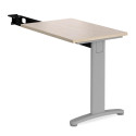 C Deluxe Return – Desk with Built-in Cable Management Ports