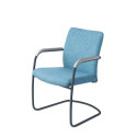 Evangeline Cantilever Chair – Upholstered Elegance & Comfort