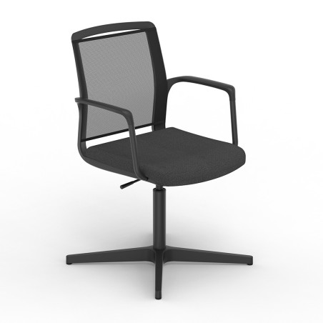 AR1 Retiro Chair - Stackable Cantilever Chair with Armrests