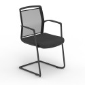 AR1 Retiro Chair - Stackable Cantilever Chair with Armrests