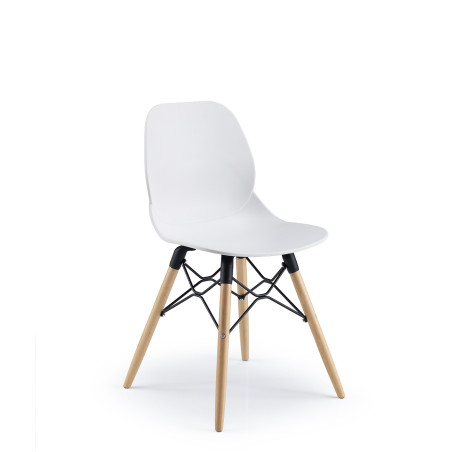 Entente W Chair - Polypropylene Shell with Optional Upholstery