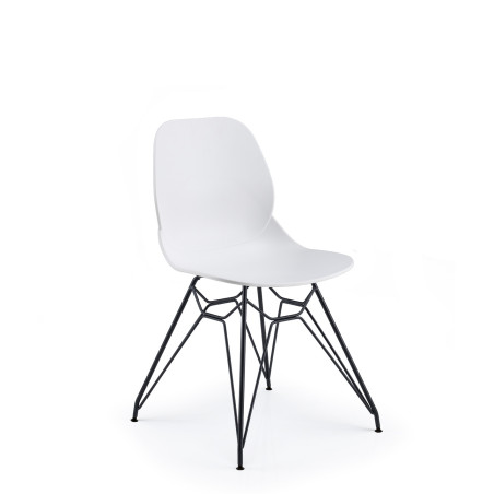 Entente B Chair - Polypropylene Shell with Steel Frame