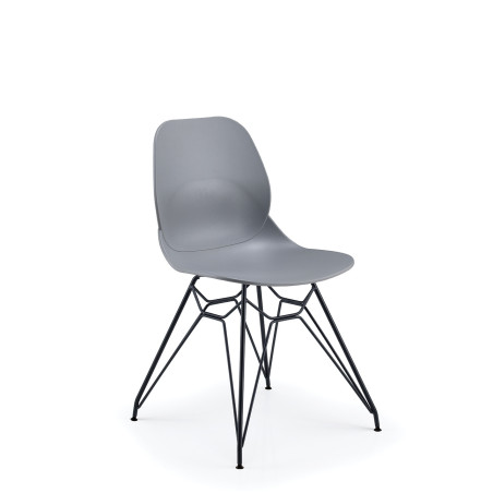 Entente B Chair - Polypropylene Shell with Steel Frame