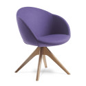 Josha W Pyr Lounge Chair with Pyramid Oak Base – 30% Off