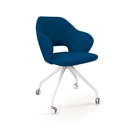 James Castor Lounge Chair with Pyramid Base and Castors