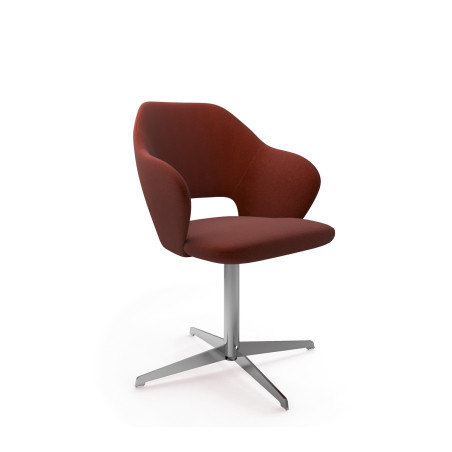 James Star Lounge Chair with Chrome 4-Star Base