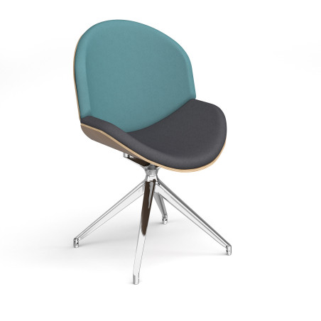 Howl Star Lounge Chair with Chrome 4-Star Base