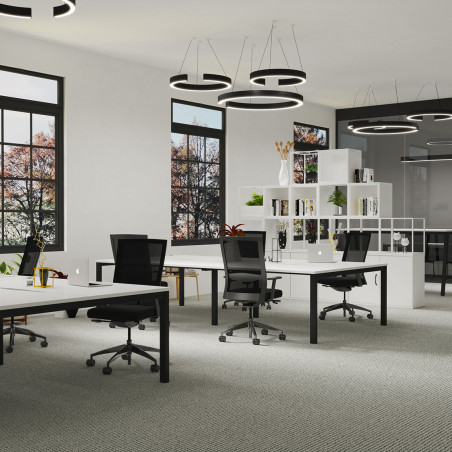 G5 Stebule Bench Double - Modular Back-to-Back Desk, Cable Ports
