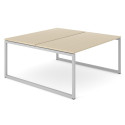 AR4 DUO O Bench Desk - Loop O-Frame Legs & Customisable Finishes