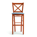 PS Salerno High Chair - Solid Beech Wood Frame, Customisable Colours
