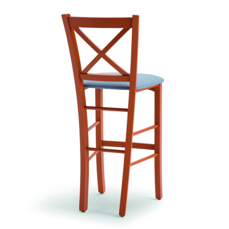 PS Salerno High Chair - Solid Beech Wood Frame, Customisable Colours