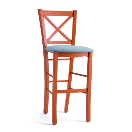 PS Salerno High Chair - Solid Beech Wood Frame, Customisable Colours