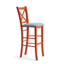 PS Salerno High Chair - Solid Beech Wood Frame, Customisable Colours