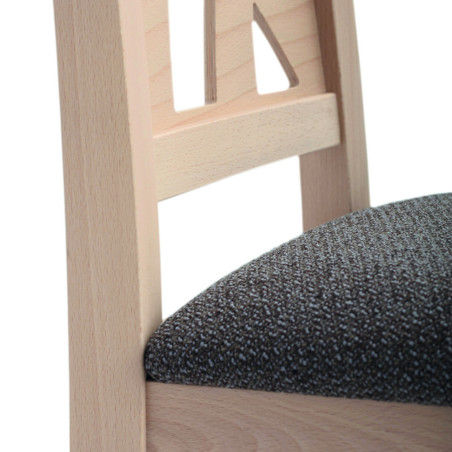 PS Caserta Chair - Solid Beech Wood Frame, Customisable Colours