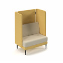 Coequal Acoustic Range: Modern Soft Seating with High Backs