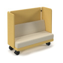 Coequal Acoustic Mobile Range: Soft Seating with Castors