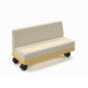 Coequal Reception Mobile Range: Stylish Seating with Castors