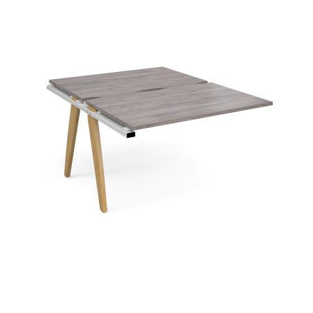 Homeworker Bench Desks Add-On | Ergonomic Design | Solid Oak Frame