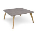 Homeworker Boardroom Table - 25mm Tops, Oak Leg Frame