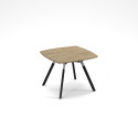 Avro Square Meeting Table - Two-Tone 4-Leg Design