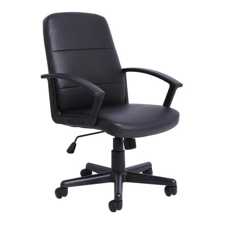 Galician Chair | Executive Leather Chair with Fixed Arms