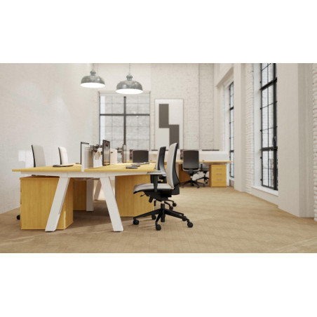 G5 Impact Bench Double | Back-to-Back Desk Setup