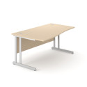 AR2 Paradigm Cantilever Wave Desk - Double Cantilever with Wave Top