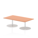 DY4 Flore Rectangular Table – Stylish & Versatile with Stainless Steel Base