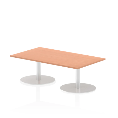 DY4 Flore Rectangular Table – Stylish & Versatile with Stainless Steel Base